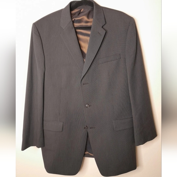 Calvin Klein Other - Calvin Klein Men's Blazer Grey Front 3 Buttons Style Pre-owned